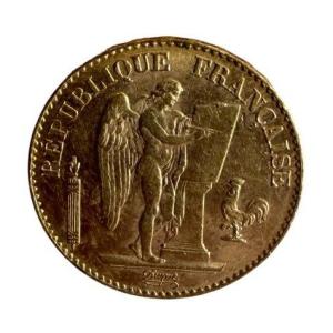 Pièce 20  Francs or Génie 1897
