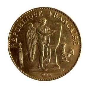 Pièce 20 Francs or Génie 1896