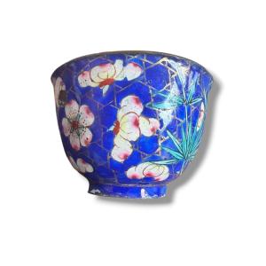 Tasse à thé XIXeme en émail de Canton