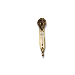 Bronze Satyr Thermometer