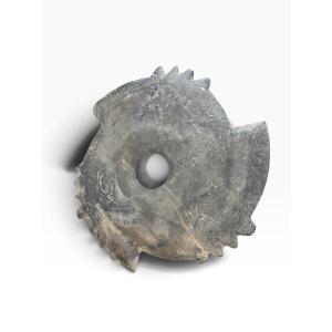 Important Chinese Bi Disc Made Of Stone