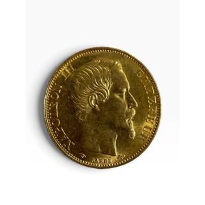 Pièce 20 francs or Napoléon III 1859