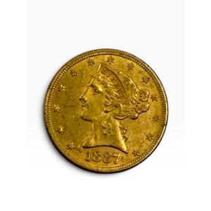 1887 Liberty $5 Gold Coin 