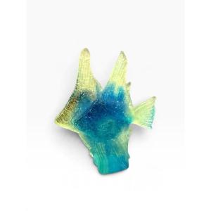 Daum Pair Of Fish Made Of Glass Paste