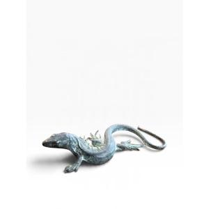 Salamandre en bronze