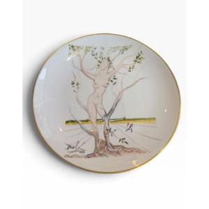 Limoges Salvador Dalí Plate, Daphne Model