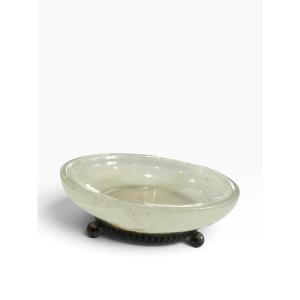 Silver And White Jasper Dish