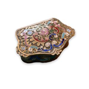 Jewelry Box In Cloisonne Enamels