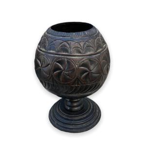 Goblet / Convict Cup In Engraved Coconut