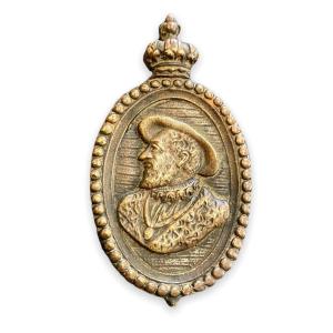 19th Century Bronze Medallion 