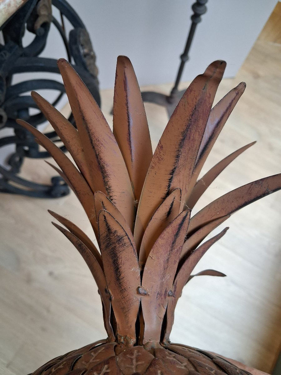 Pair Of Decorative Pineapples-photo-2