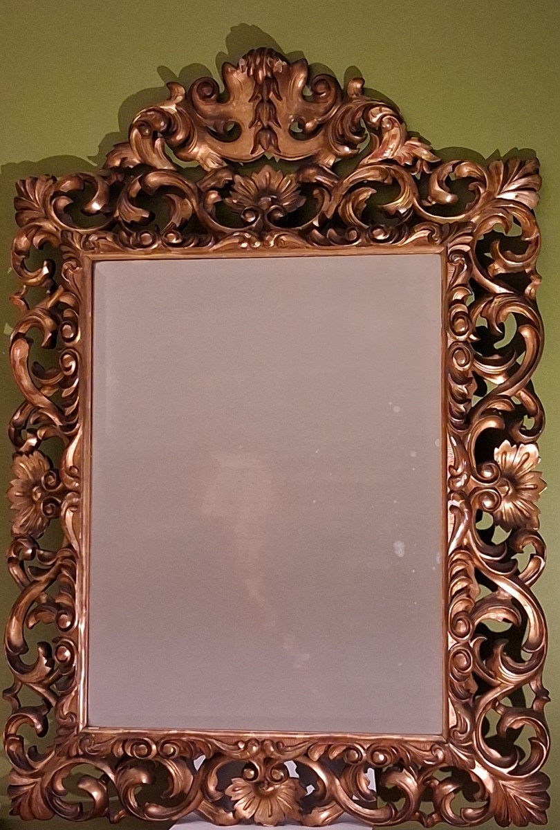 Mirror With Pediment