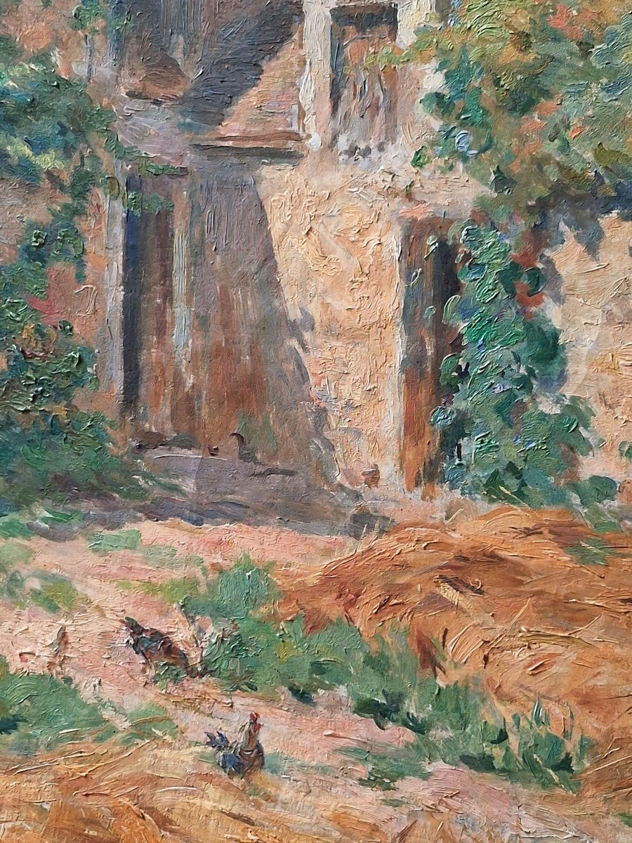 Farmyard In Fontenay (seine Et Oise) 1922-photo-1
