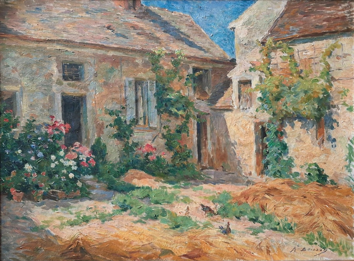 Farmyard In Fontenay (seine Et Oise) 1922