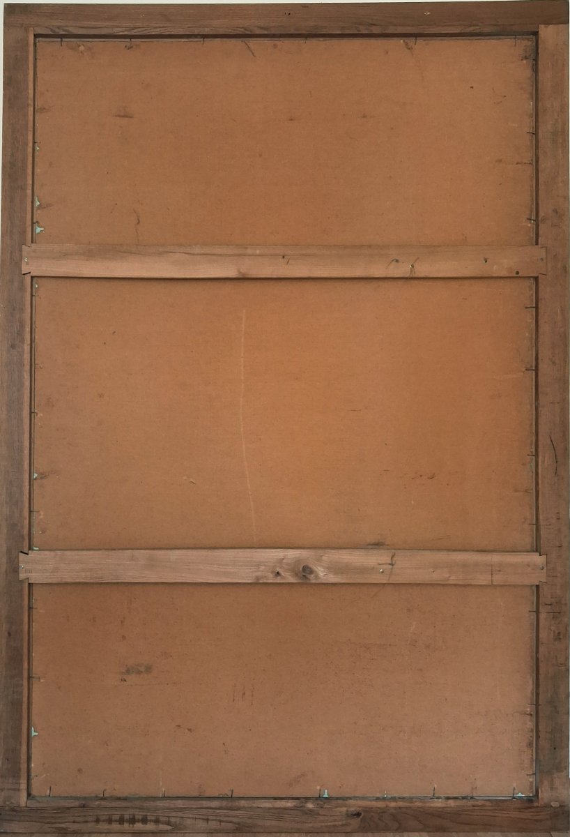 R. Quibel 1938, "Deux caravelles par vent portant" (187,5 x 129 cm), -photo-1
