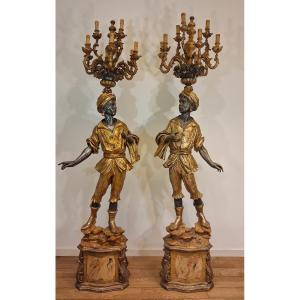 Nubiens porte-lumières