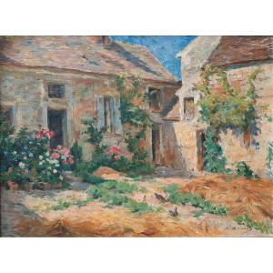 Cour de ferme à Fontenay (Seine et Oise) 1922