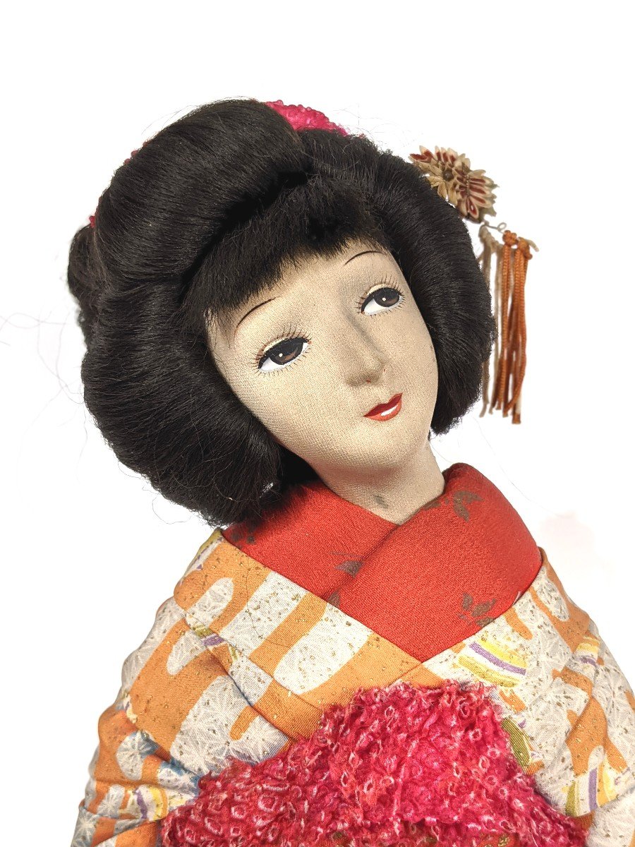 Tr&egrave;s grande poup&eacute;e Hina Matsuri 61 cm - Japon 1960-photo-2