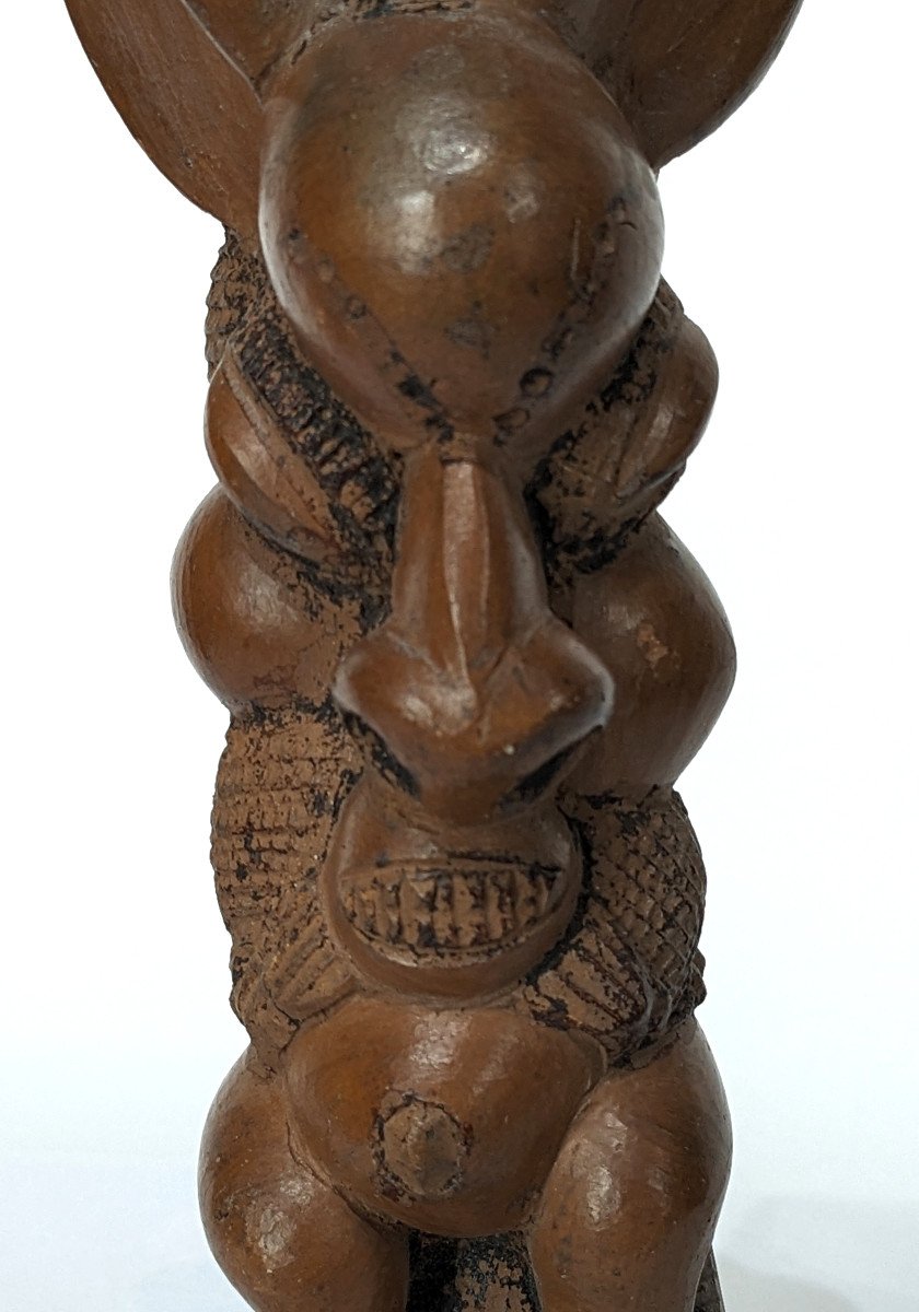 Bamoun Cameroon Pipe Bowl - Collected Between 1925-27 - Truitard Collection-photo-3