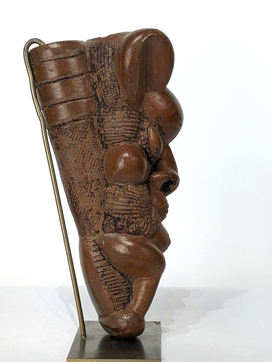 Bamoun Cameroon Pipe Bowl - Collected Between 1925-27 - Truitard Collection-photo-3