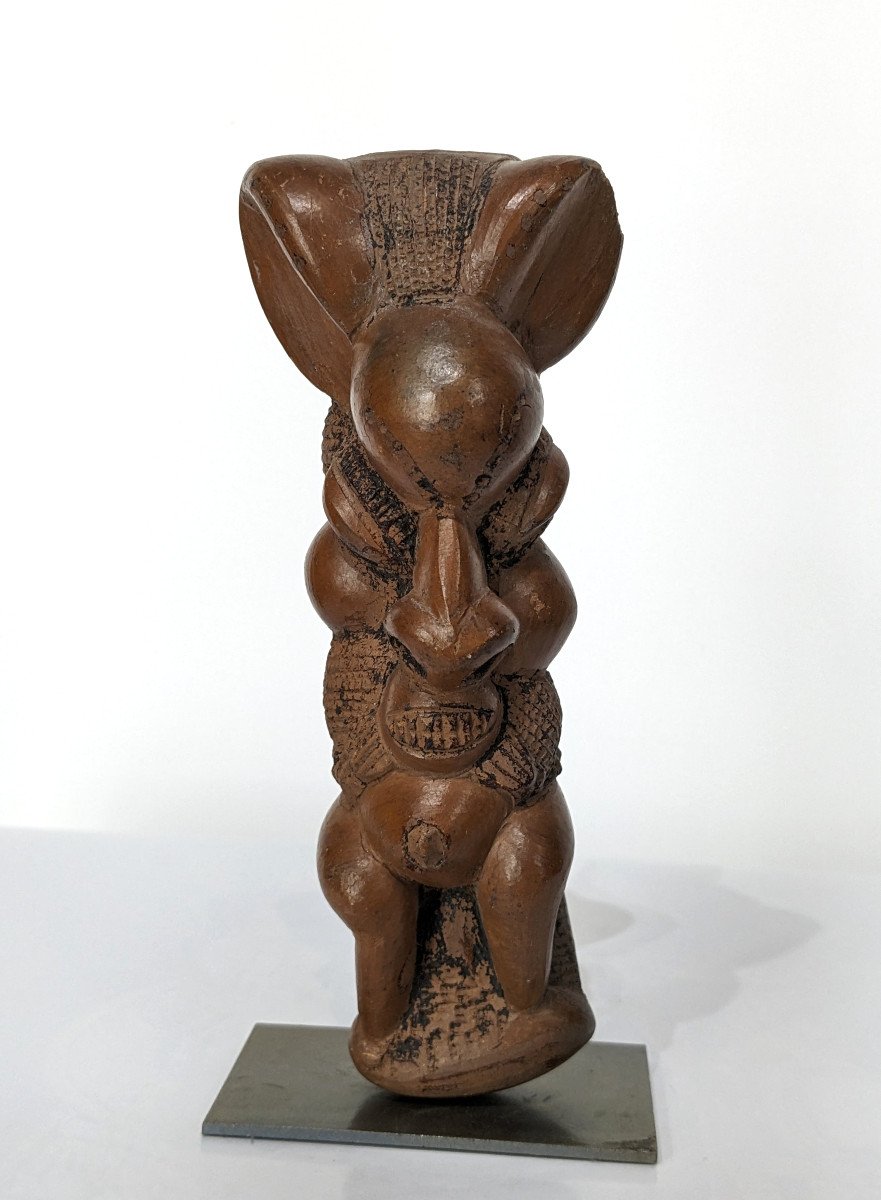 Bamoun Cameroon Pipe Bowl - Collected Between 1925-27 - Truitard Collection