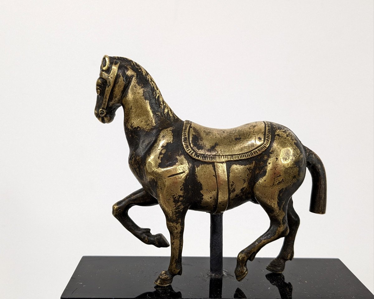 Cheval en bronze - Seconde moitié XVIIeme siècle-photo-2