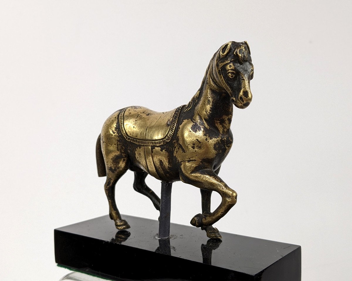 Cheval en bronze - Seconde moitié XVIIeme siècle-photo-3