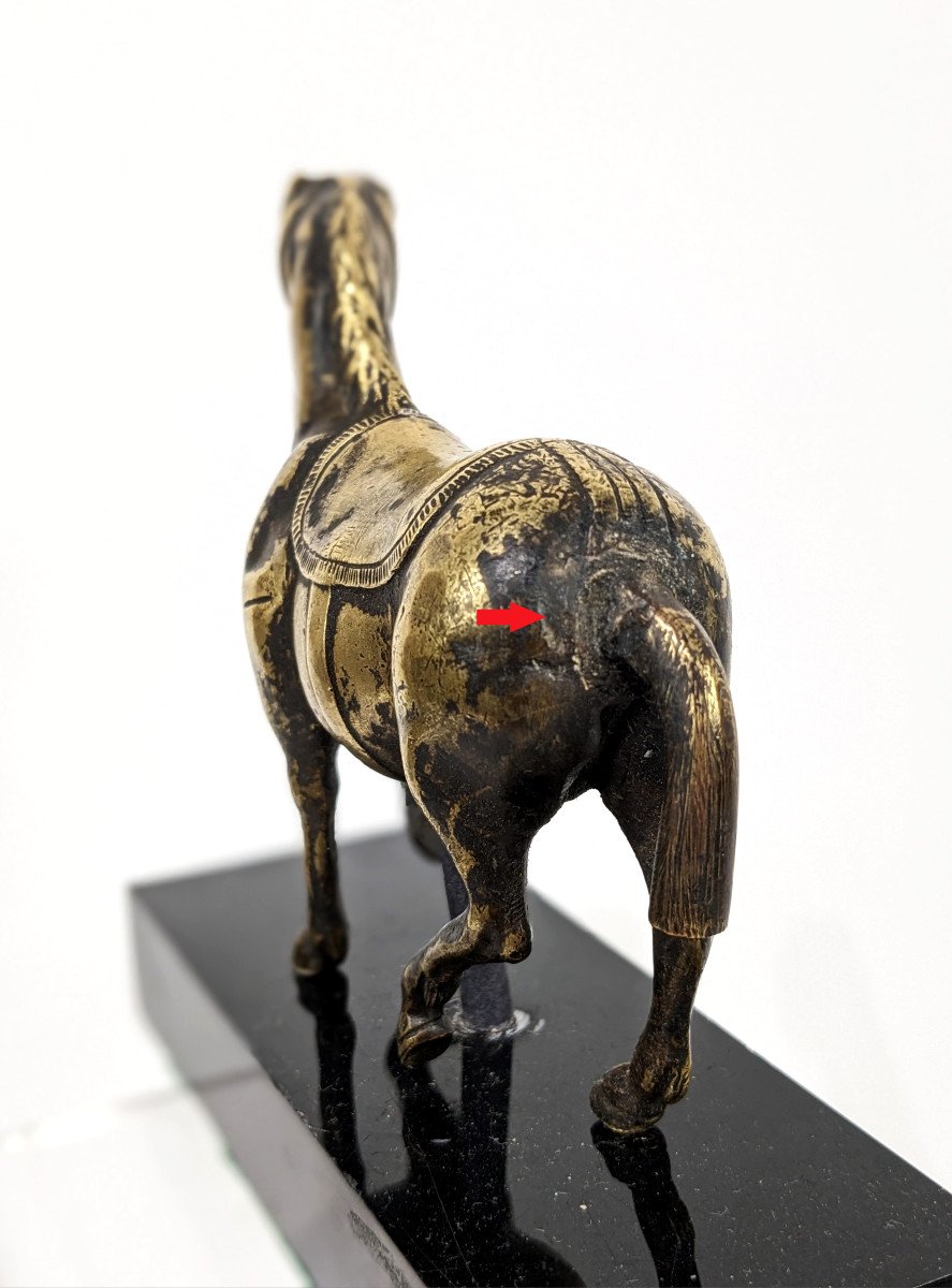 Cheval en bronze - Seconde moitié XVIIeme siècle-photo-5