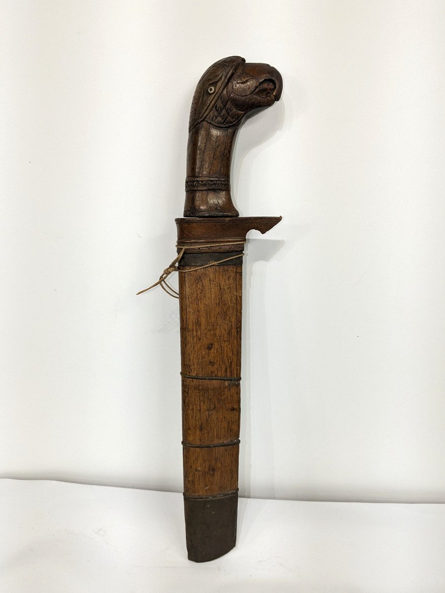 Machete Indonesia Or Bali - Parrot Head Dated 1931