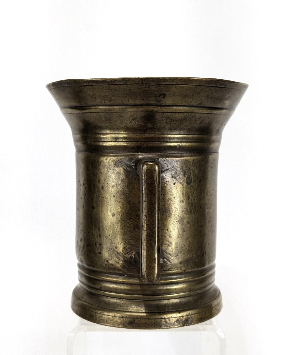 Apothecary Mortar - Bronze - Holland Or Germany 17th Century-photo-4