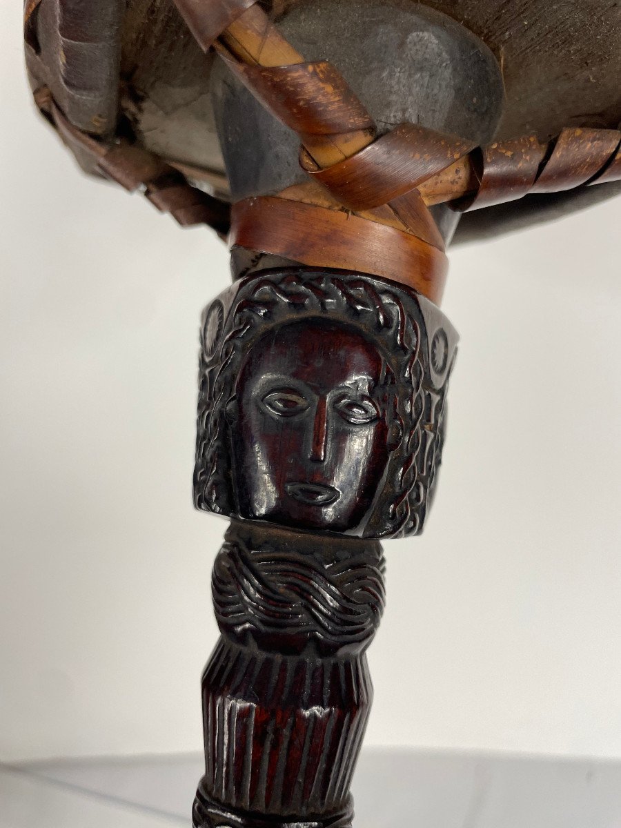 Shaman's Drum - Dhyāngro - Nepal Early 20th Century-photo-3