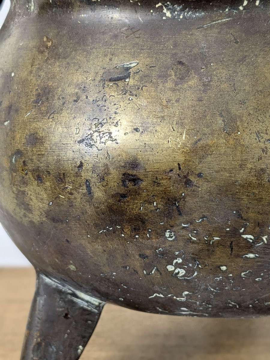 Apothecary's Pot, 17th Century Brass-photo-6