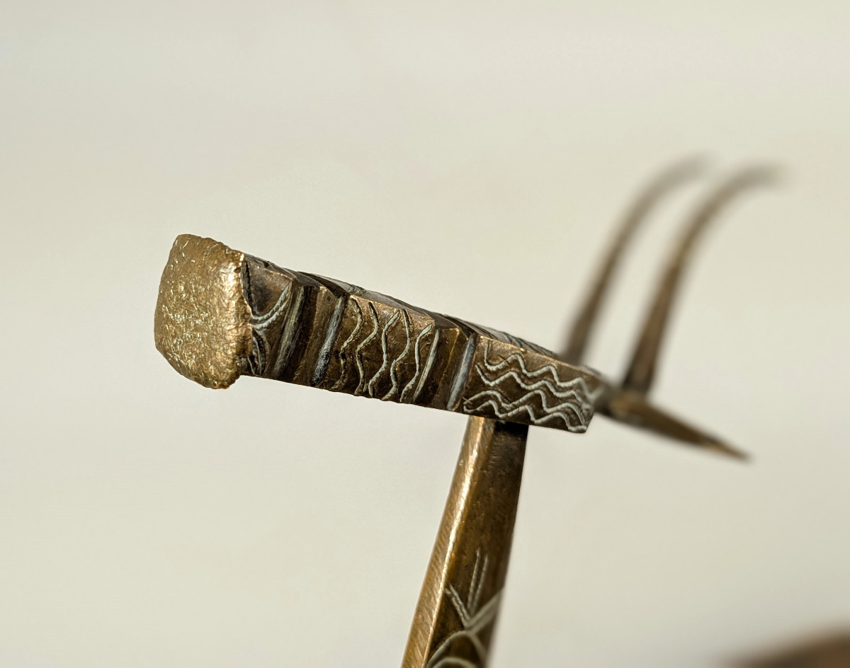 Sugar Hammer - Tuareg - Gazelle Head, Early 20th Century - No. 2-photo-5