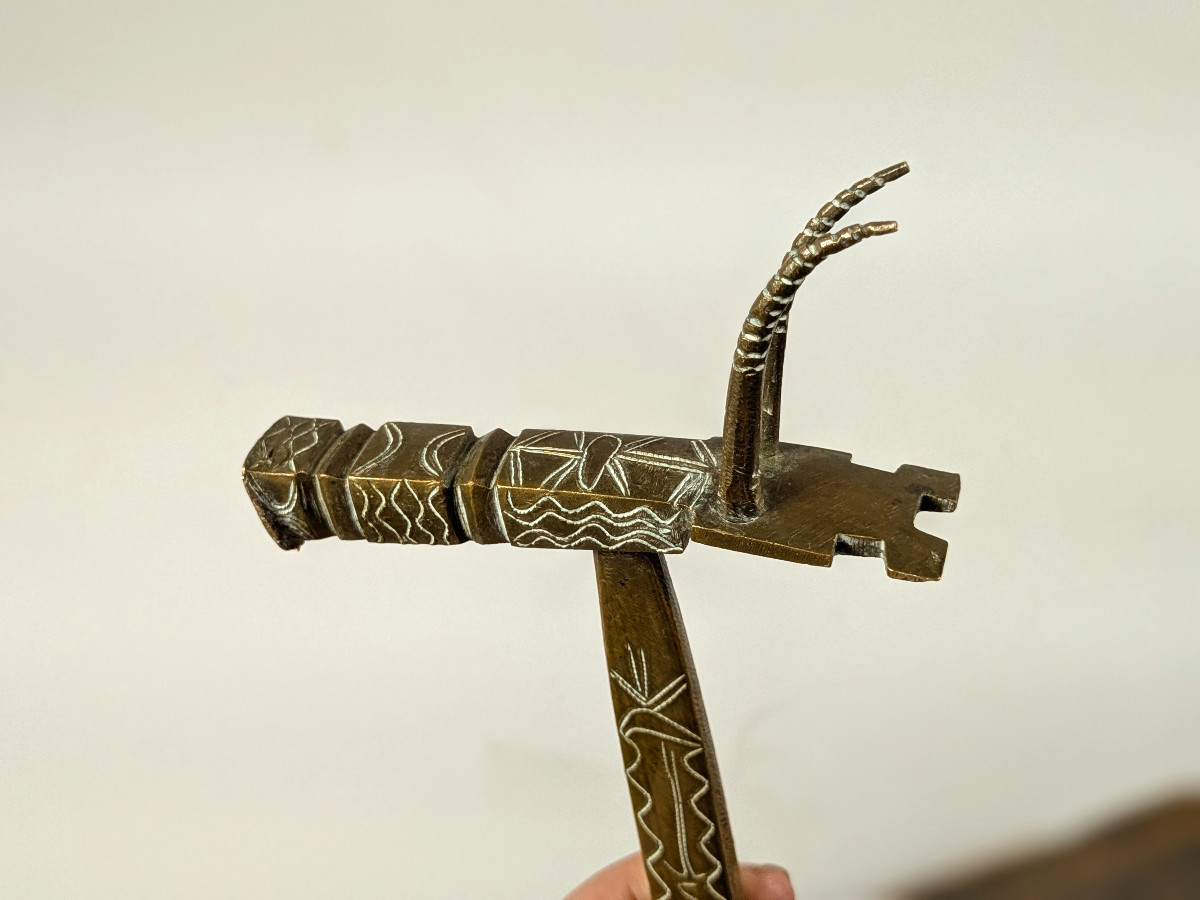 Sugar Hammer - Tuareg - Gazelle Head, Early 20th Century - No. 2-photo-6