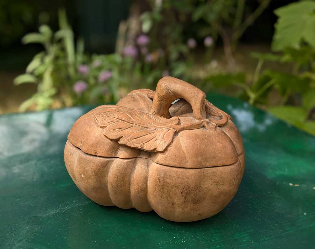 Clay Pumpkin - Folk Art 1950 No. 1