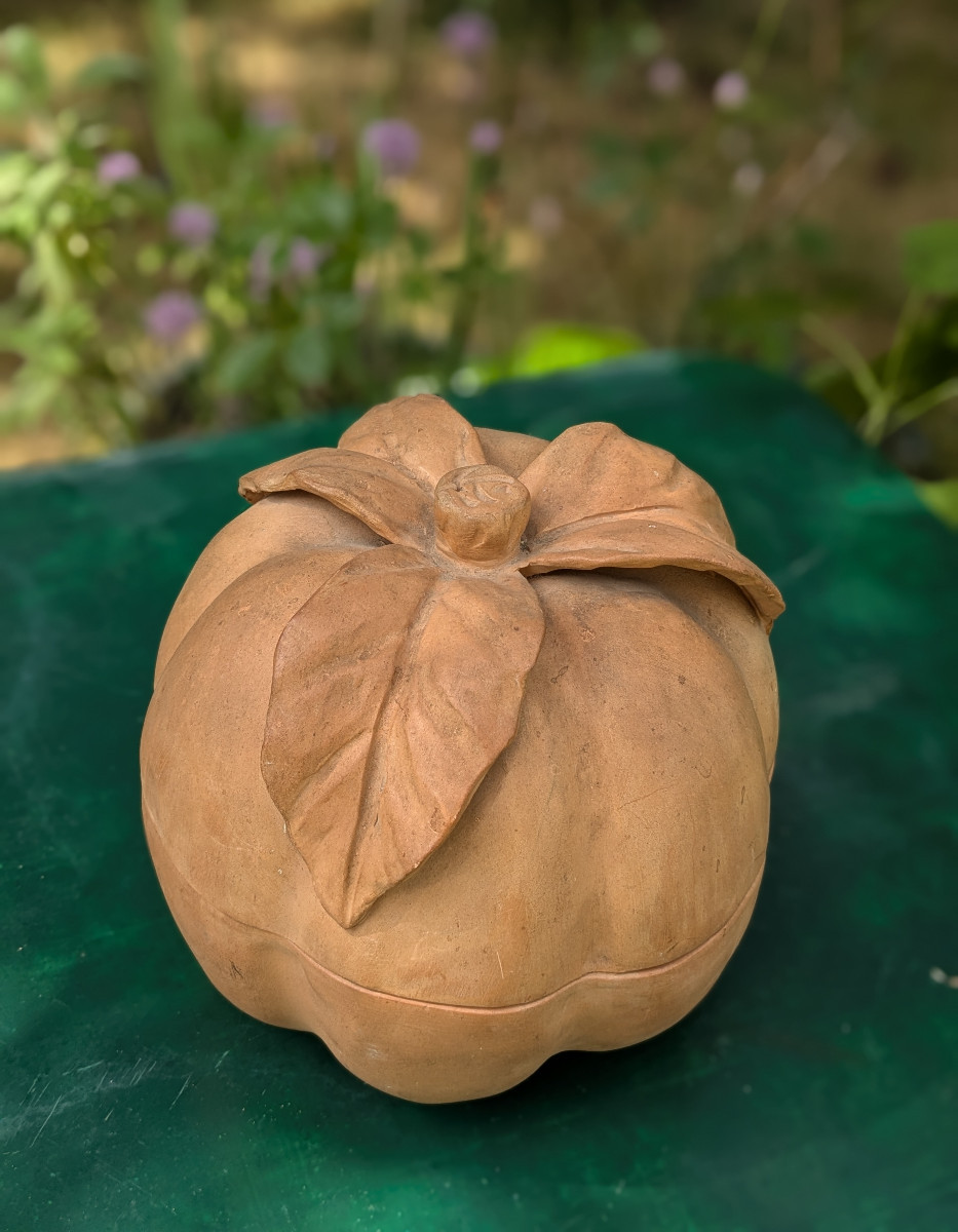 Clay Pumpkin - Folk Art 1950 No. 2