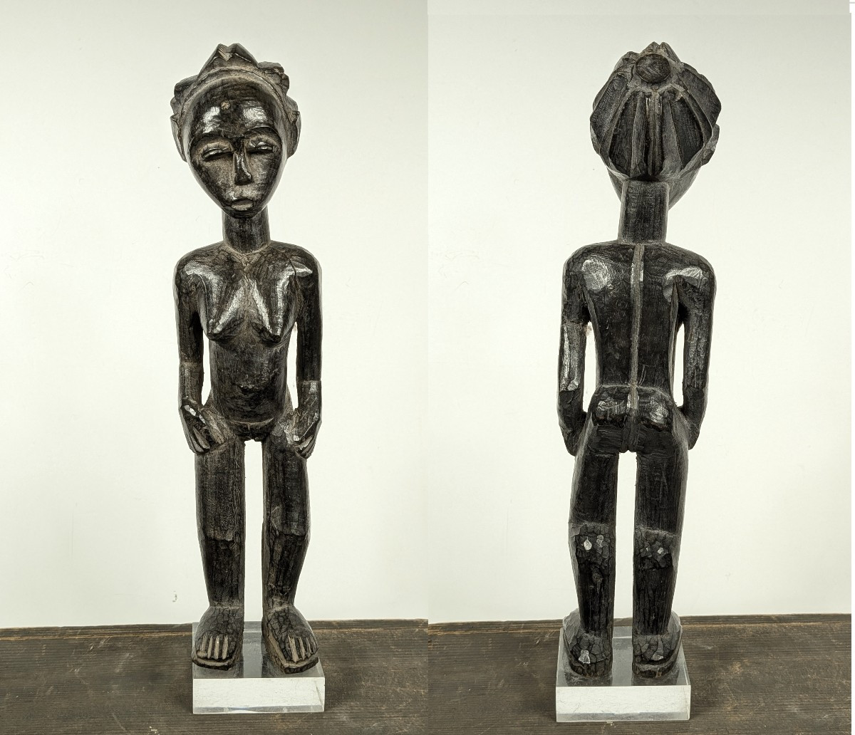 Statuette Baoulé  - Blo blo - Côte d'ivoire 1940-50-photo-6