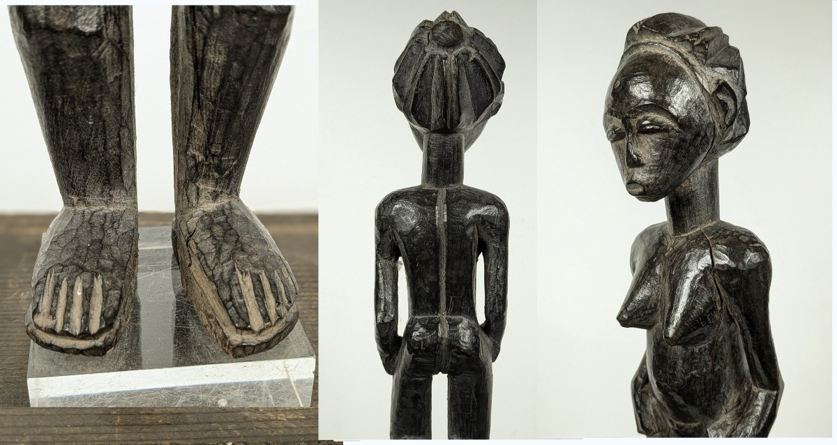 Statuette Baoulé  - Blo blo - Côte d'ivoire 1940-50-photo-8