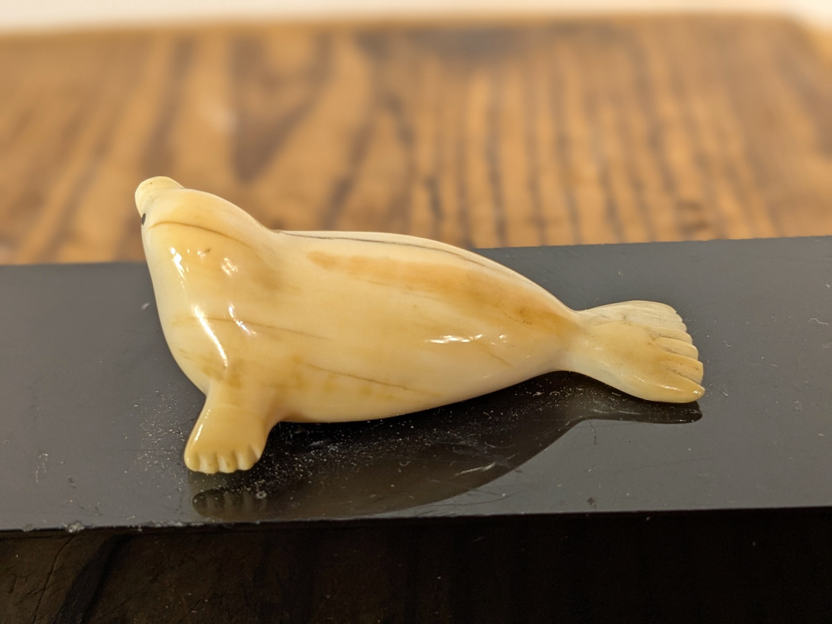 Phoque Inuit - travail début XXeme-photo-3