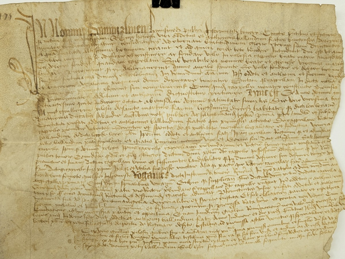 Donation Of A Chapel - Savoie 1475 - Parish Of Saint Jean De Chevelu. -photo-2
