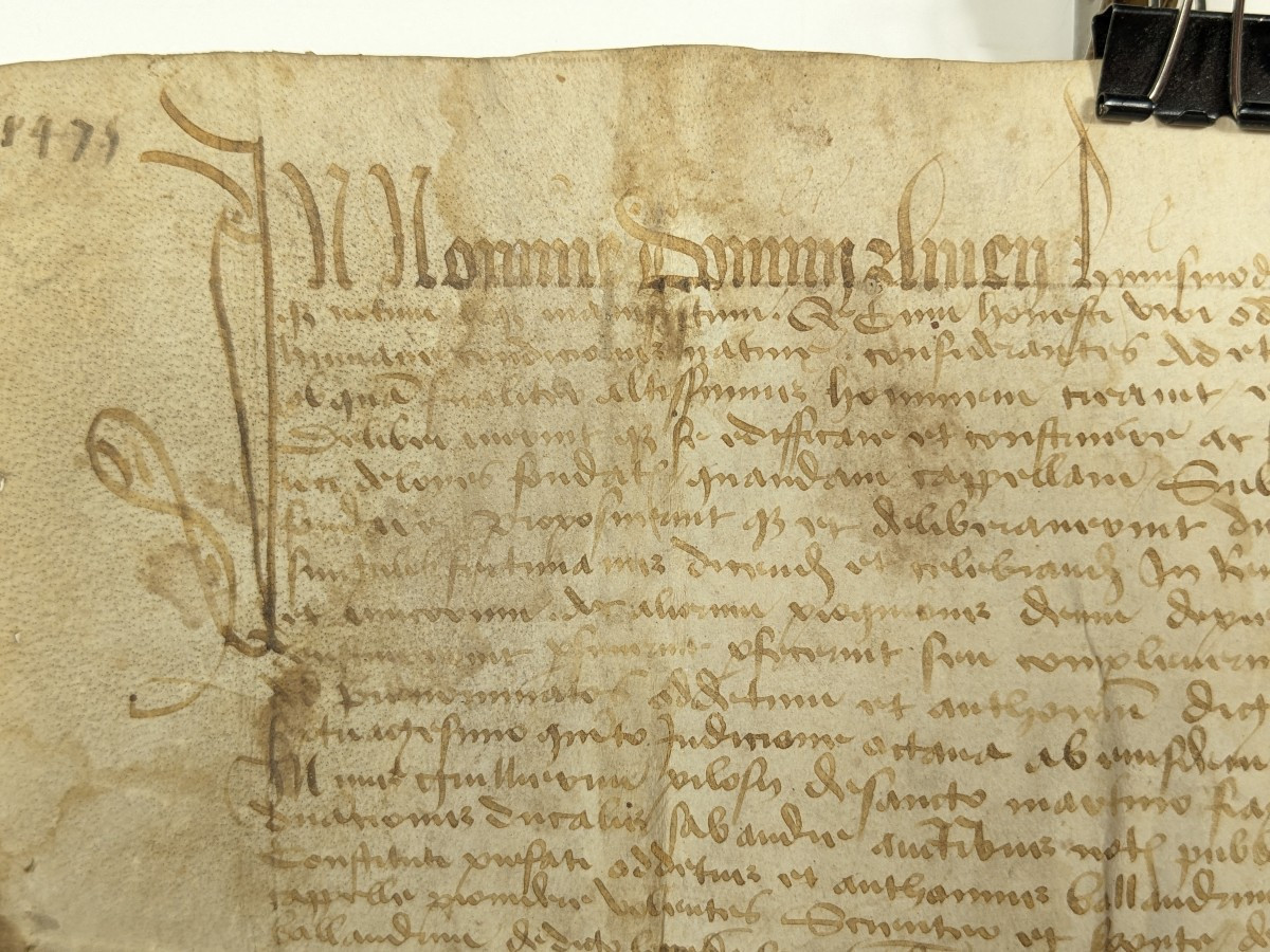 Donation Of A Chapel - Savoie 1475 - Parish Of Saint Jean De Chevelu. -photo-3