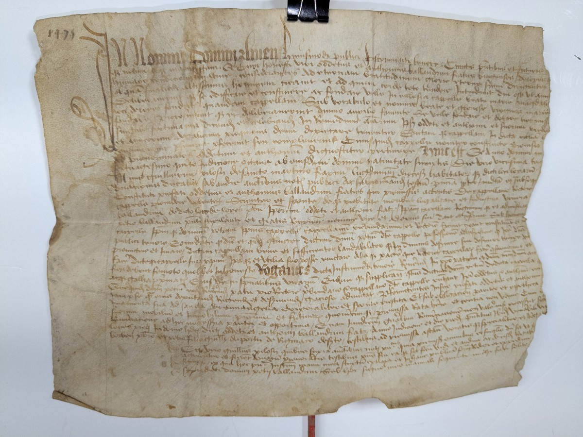 Donation Of A Chapel - Savoie 1475 - Parish Of Saint Jean De Chevelu. -photo-4