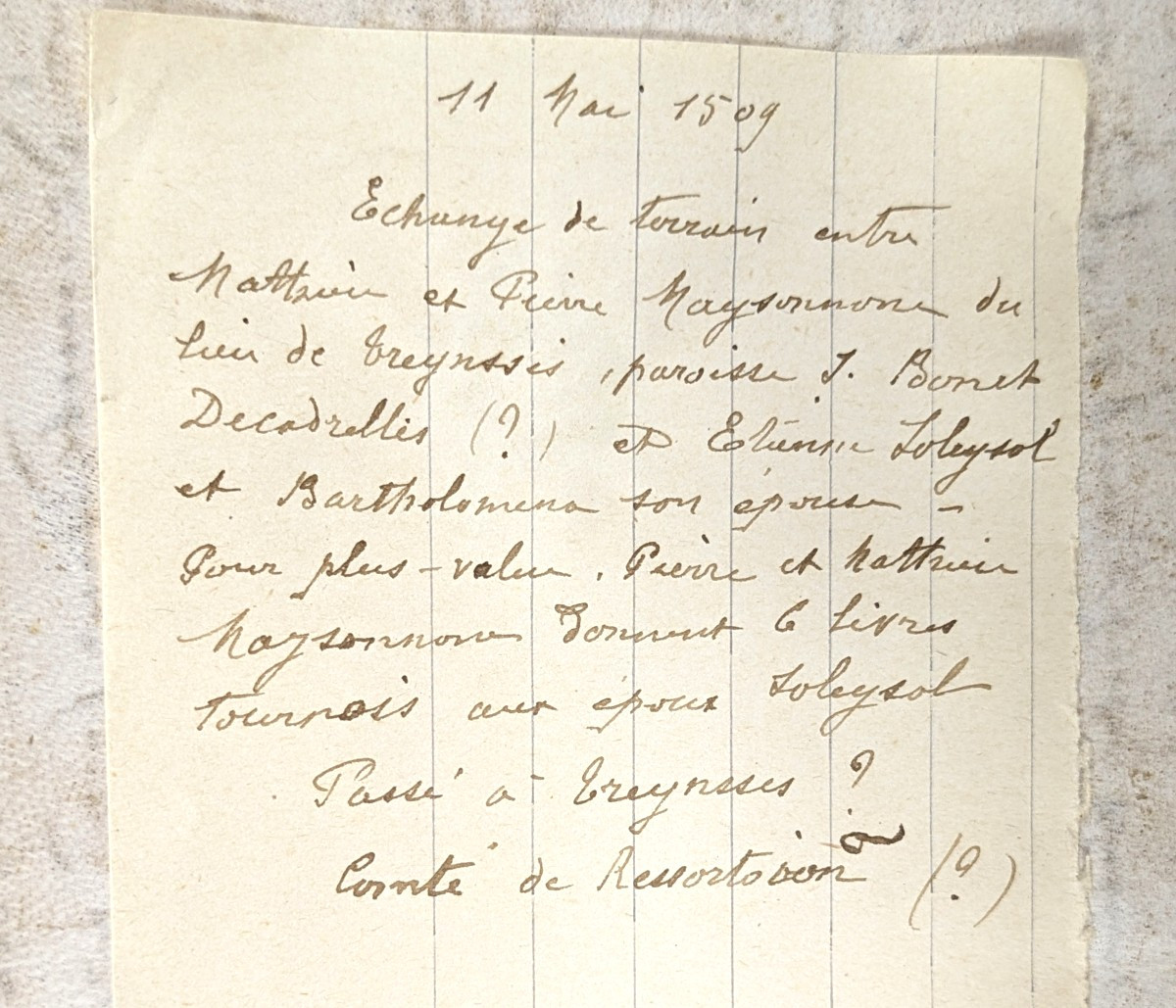 1509 - Exchange Between The Knight Of Rosslilon (duchy Of Savoy) And His Squire Brother --photo-3