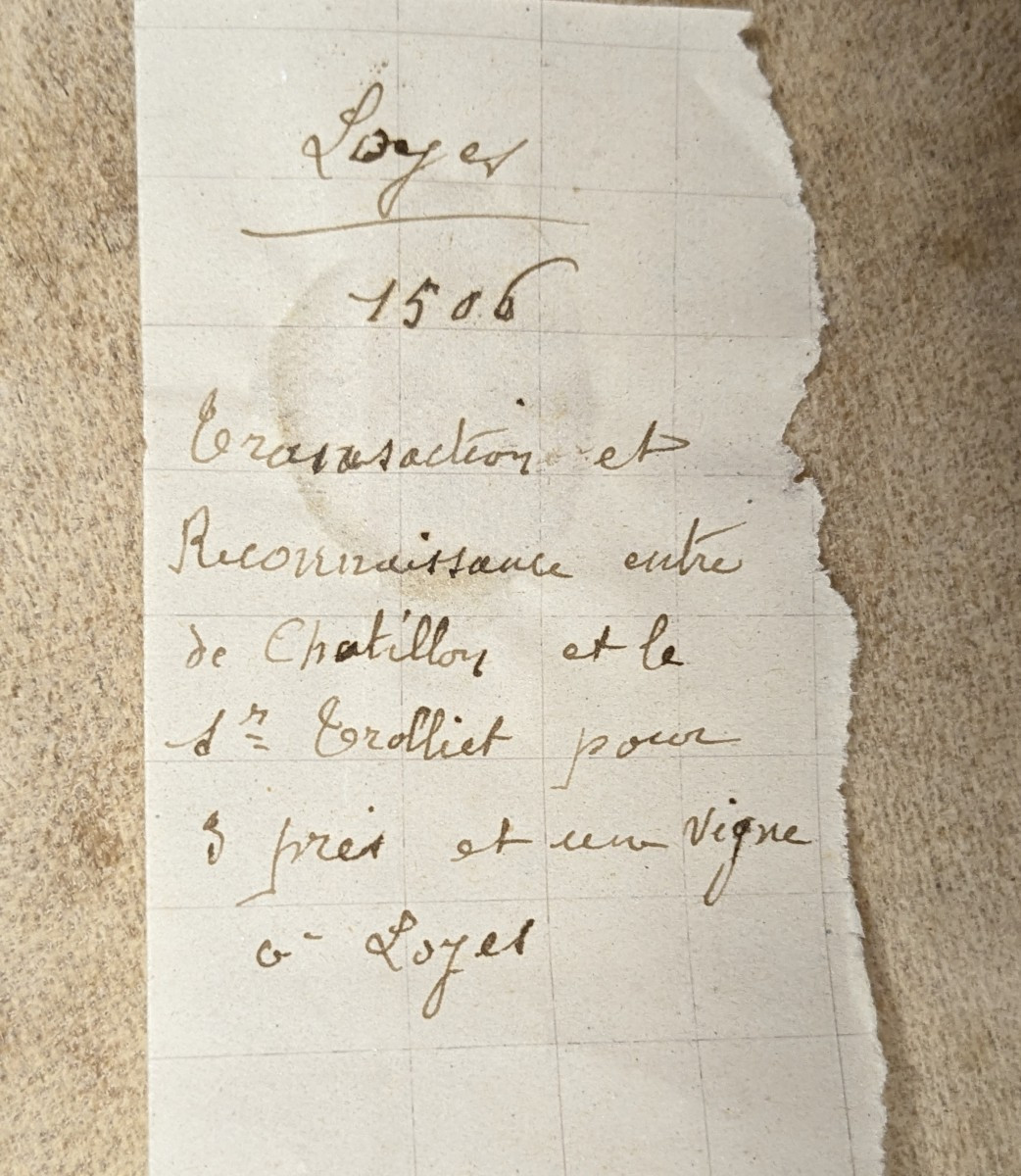 1506 - Acte de vente - Loyes - ancien Duché de Savoie - parchemin-photo-1