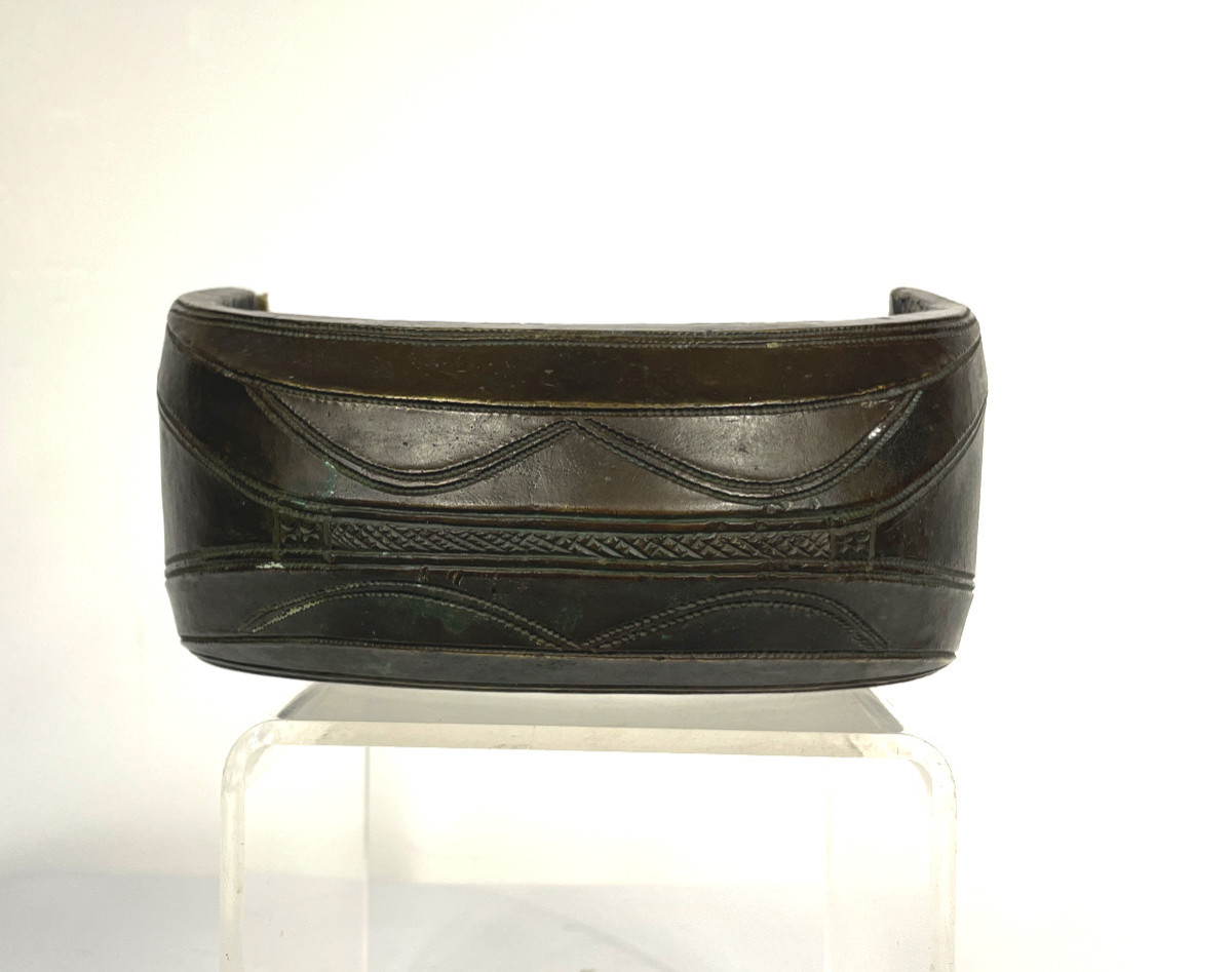 Bracelet monnaie - bronze - Gabon -photo-3
