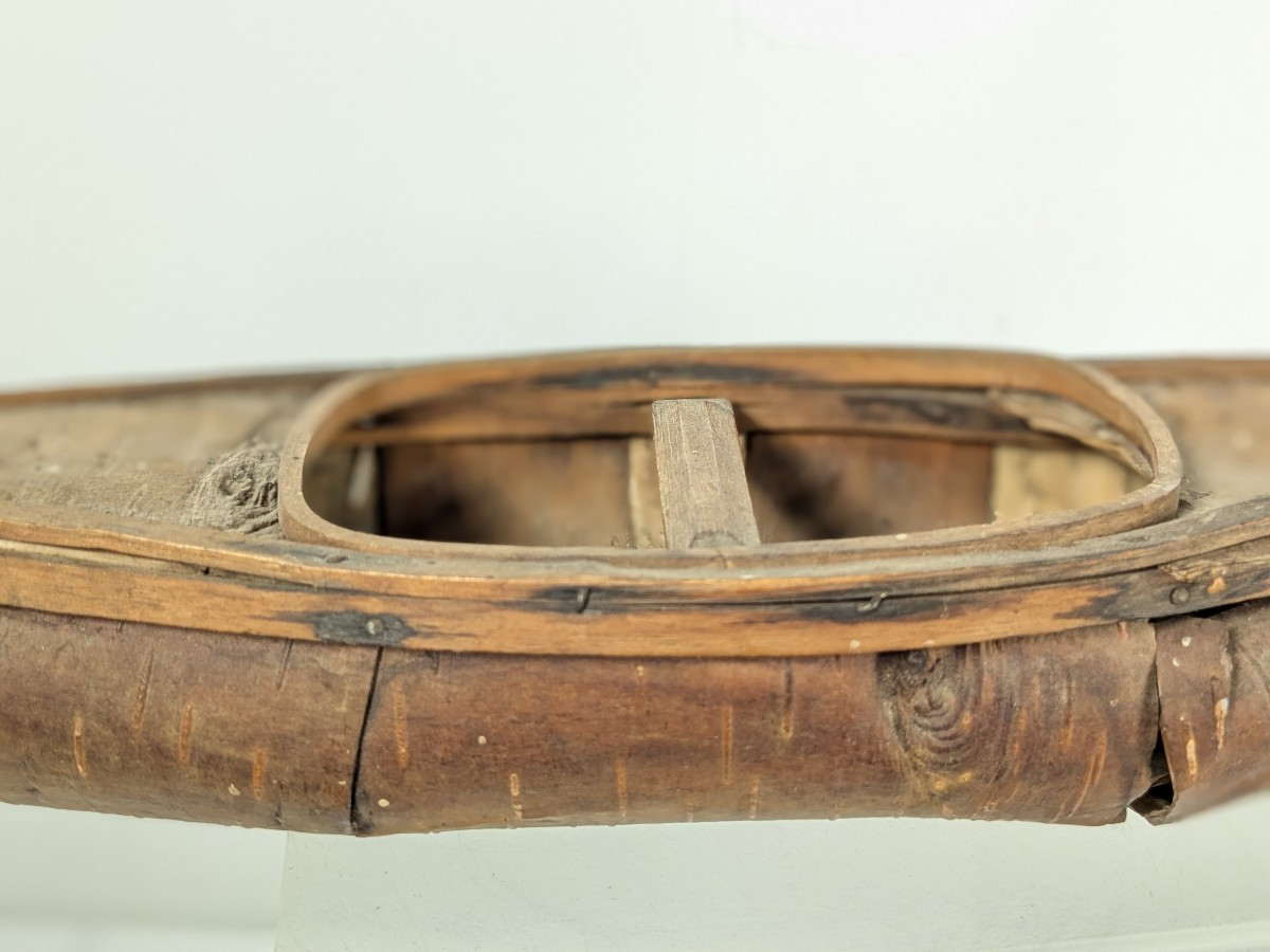 Miniature Boat - Canada Igonquin Indians Early 20th Century-photo-3