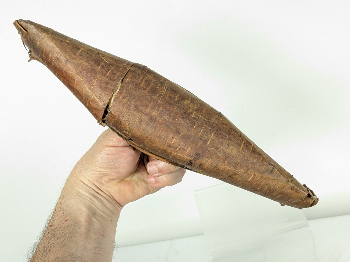 Miniature Boat - Canada Igonquin Indians Early 20th Century-photo-6