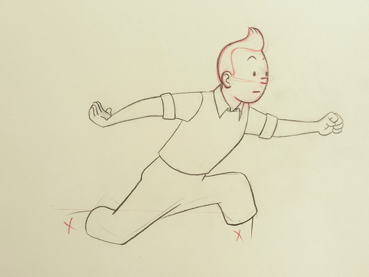 Tintin - Objectif Lune - dessin d'animation 1959 Studios Larmon  n° 1
