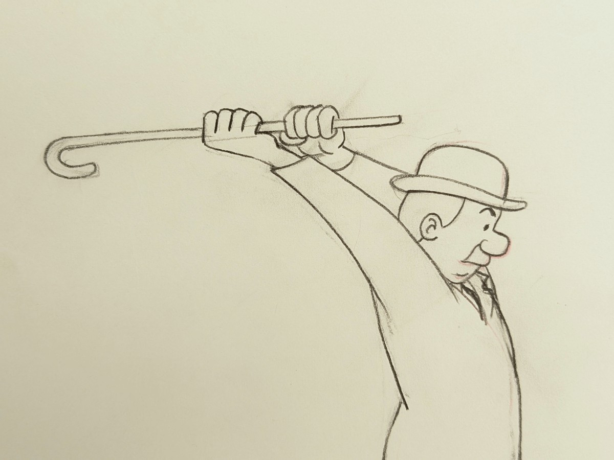 Dupont - Tintin Destination Moon - Animated Drawing 1959 Larmon Studios N° 3-photo-3