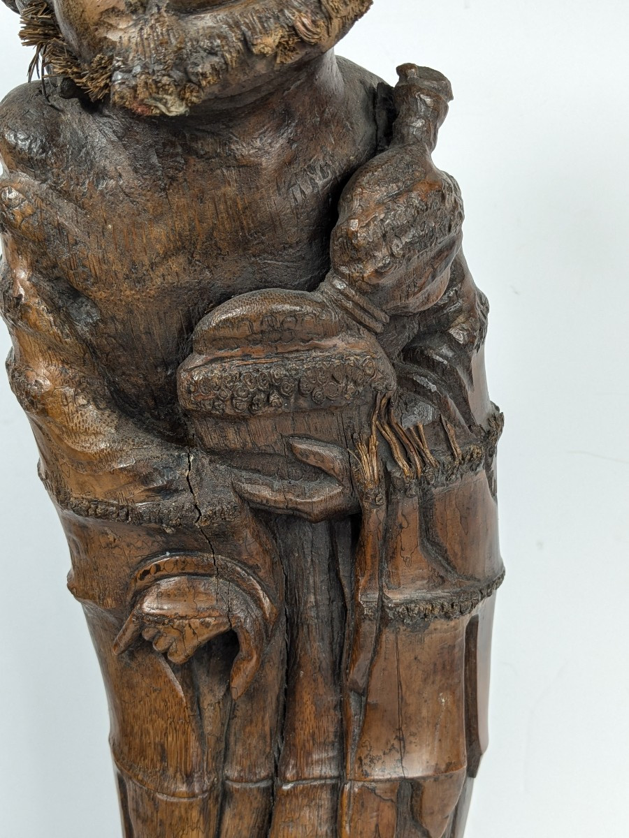 Bamboo Figure, China Circa 1900-photo-4